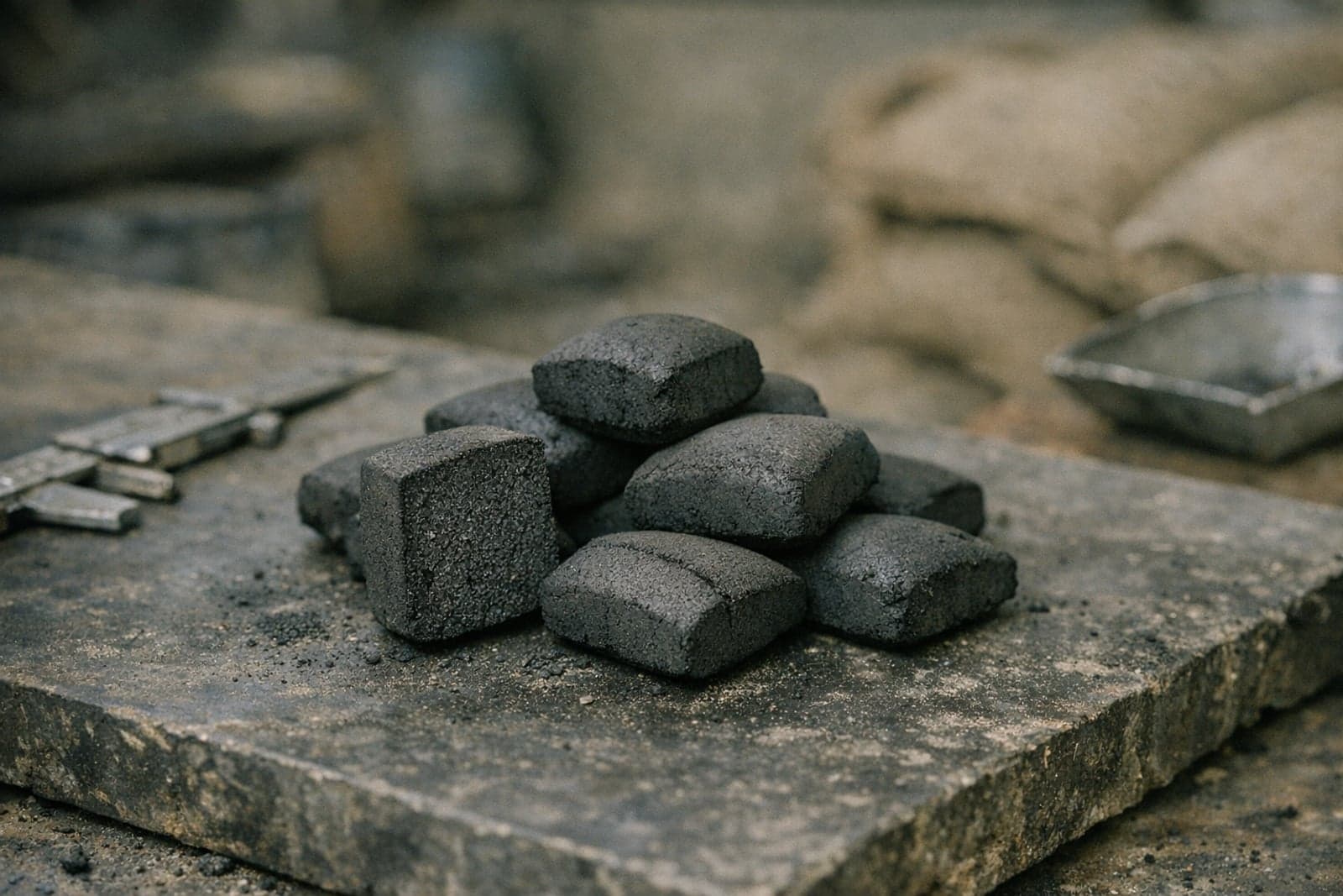 Coconut BBQ Briquettes