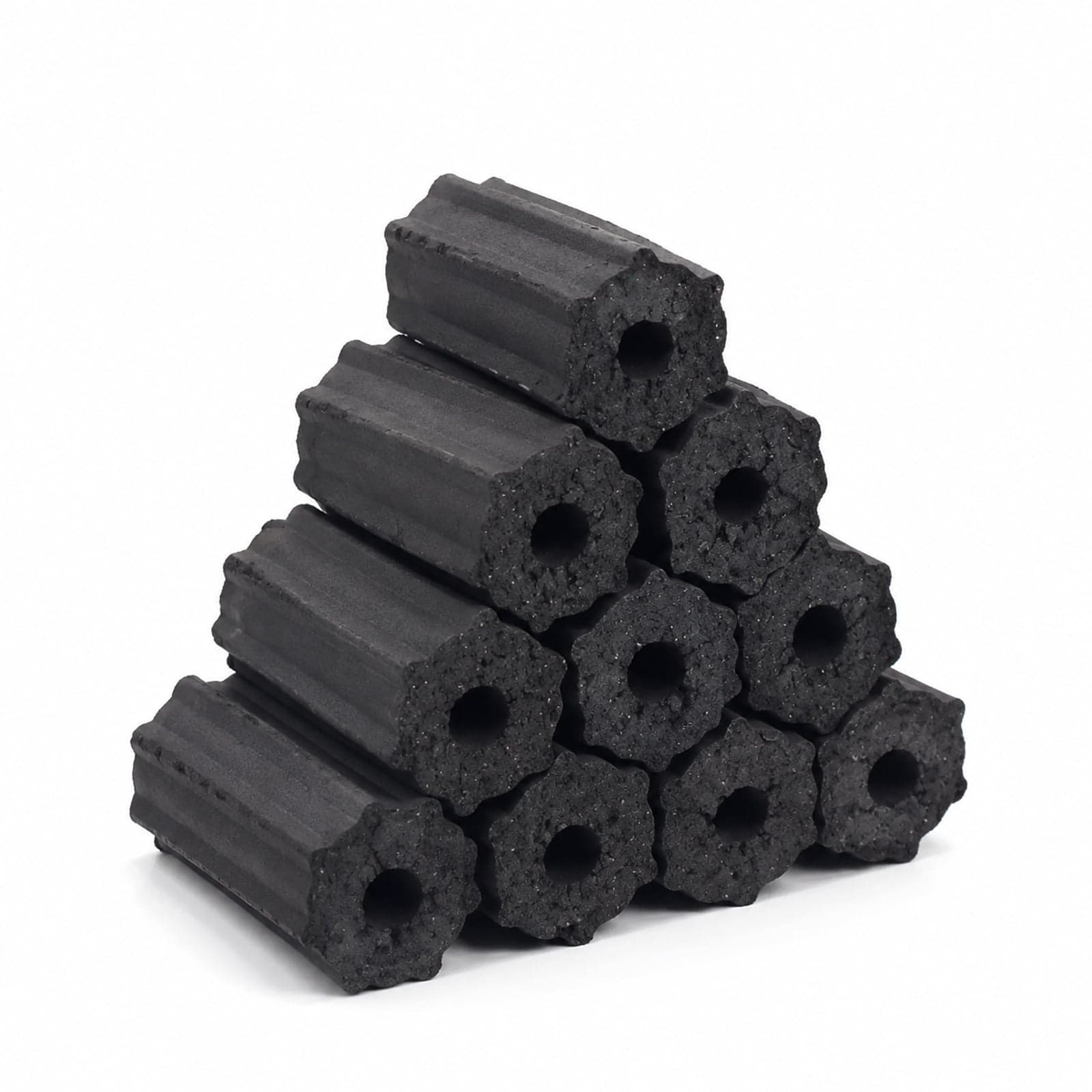 Hexagonal BBQ Charcoal Briquettes