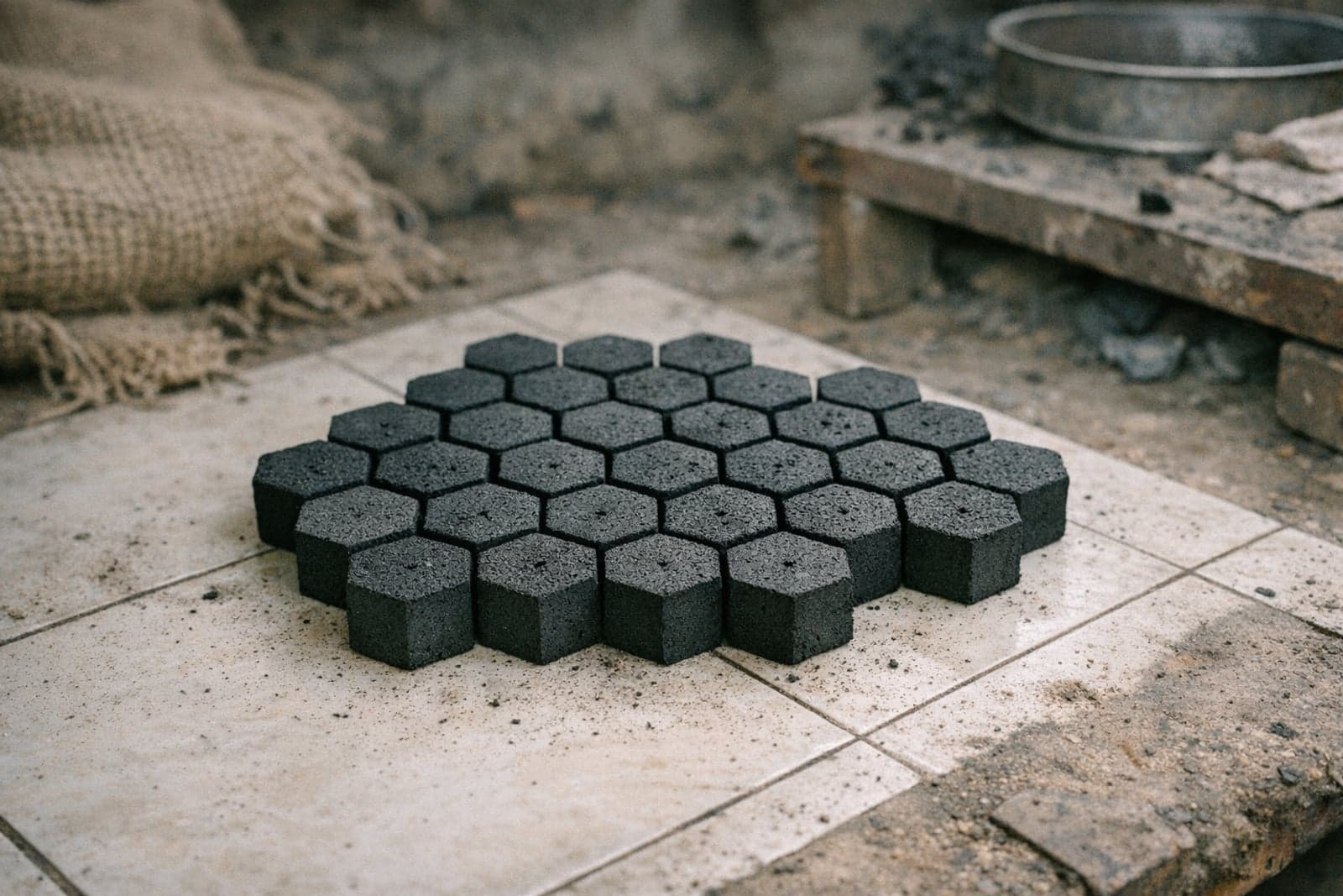 Hex Shisha Briquettes